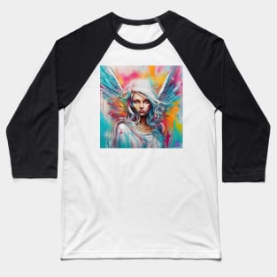 VIBRANT VISIONS (ANGEL) Baseball T-Shirt